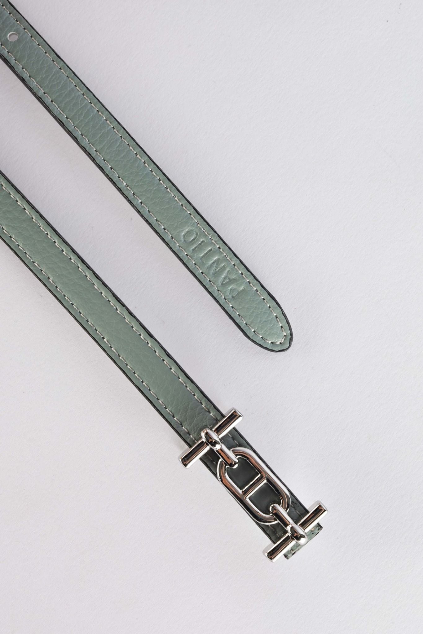 FDL5006 - Dây lưng da thời trang cao cấp 2 màu chốt cài kim loại có thể tháo rời - PANTIO