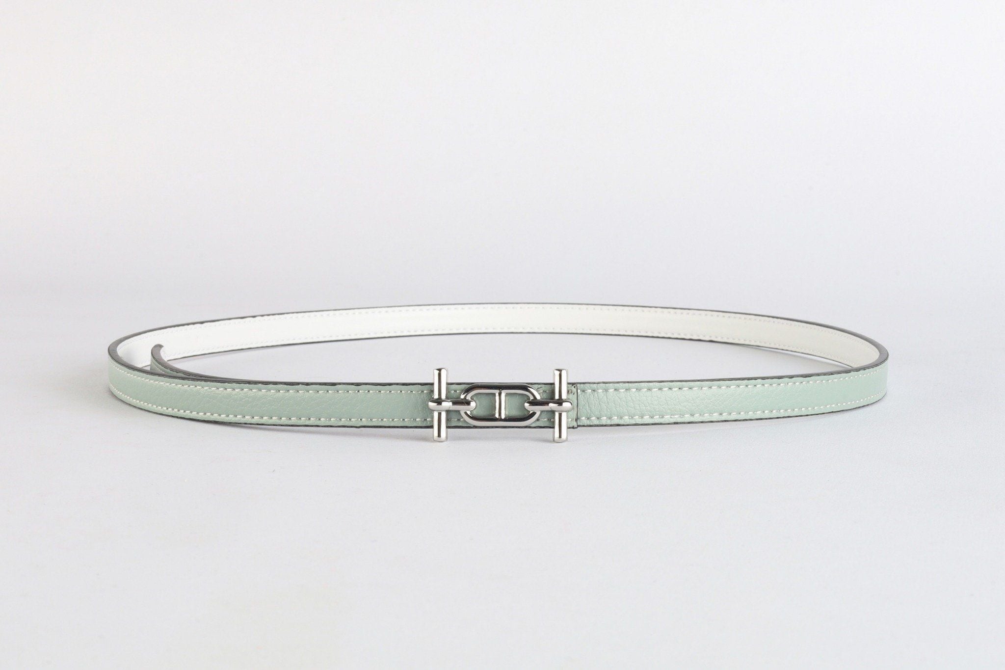 FDL5006 - Dây lưng da thời trang cao cấp 2 màu chốt cài kim loại có thể tháo rời - PANTIO