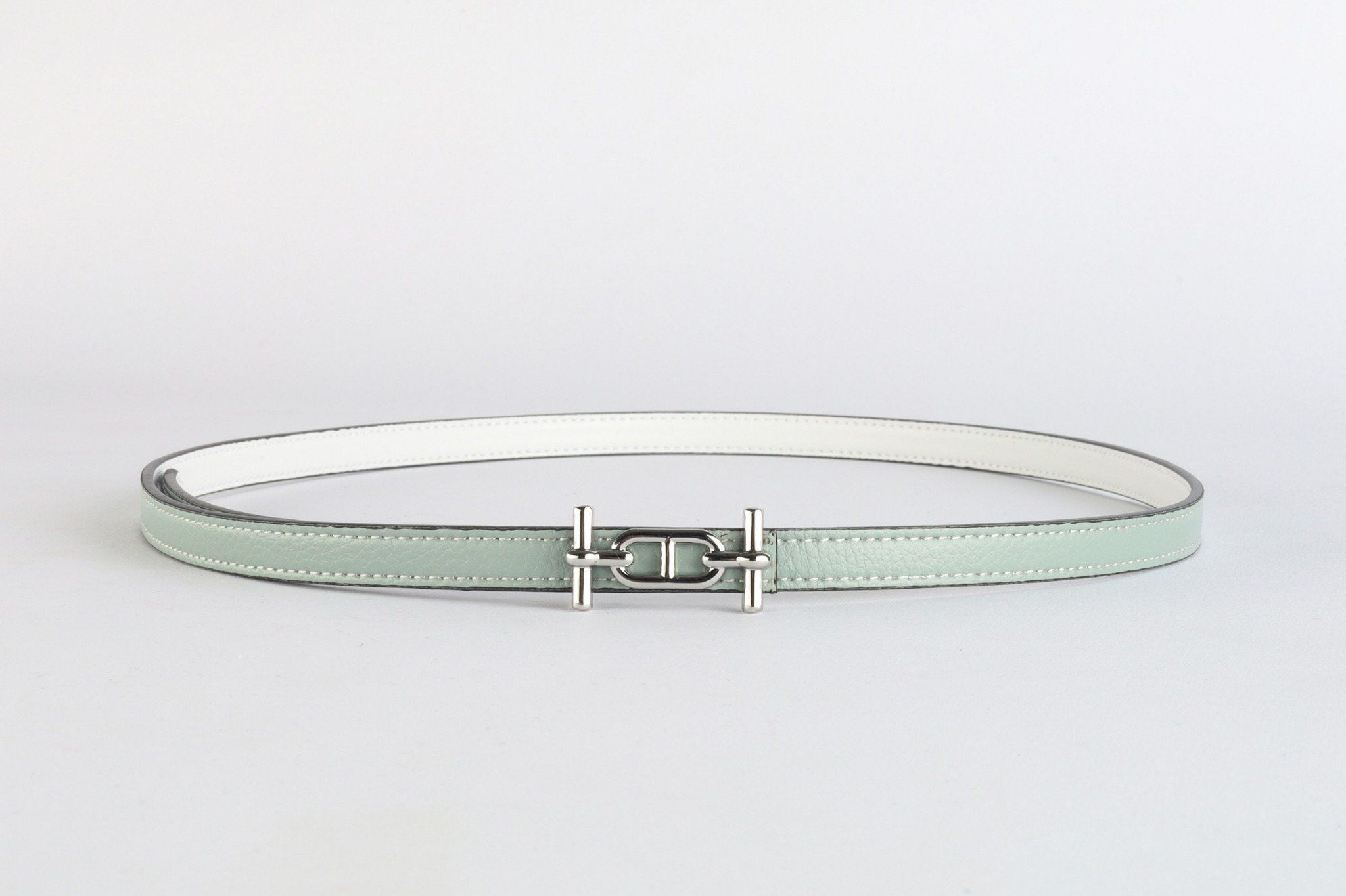 FDL5006 - Dây lưng da thời trang cao cấp 2 màu chốt cài kim loại có thể tháo rời - PANTIO