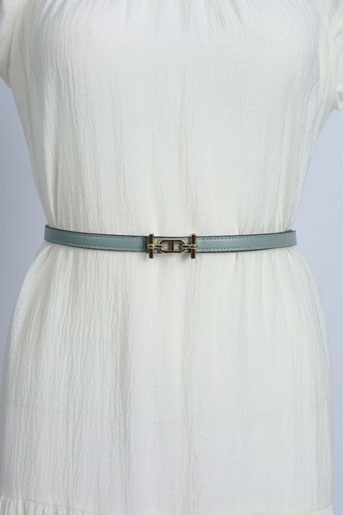 FDL5006 - Dây lưng da thời trang cao cấp 2 màu chốt cài kim loại có thể tháo rời - PANTIO