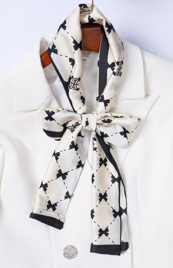 FKO132 - Khăn lụa cao cấp dáng dài nhiều hoạ tiết thời trang - PANTIO