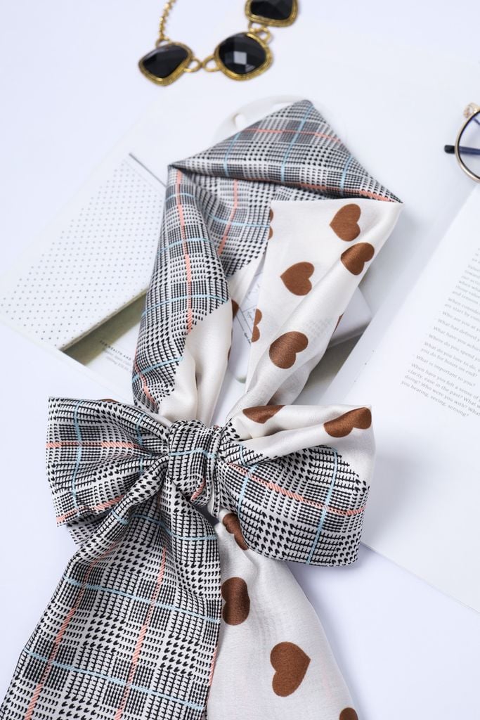 FKO132 - Khăn lụa cao cấp dáng dài nhiều hoạ tiết thời trang - PANTIO