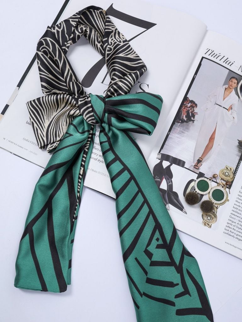 FKO132 - Khăn lụa cao cấp dáng dài nhiều hoạ tiết thời trang - PANTIO