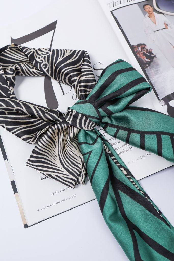 FKO132 - Khăn lụa cao cấp dáng dài nhiều hoạ tiết thời trang - PANTIO