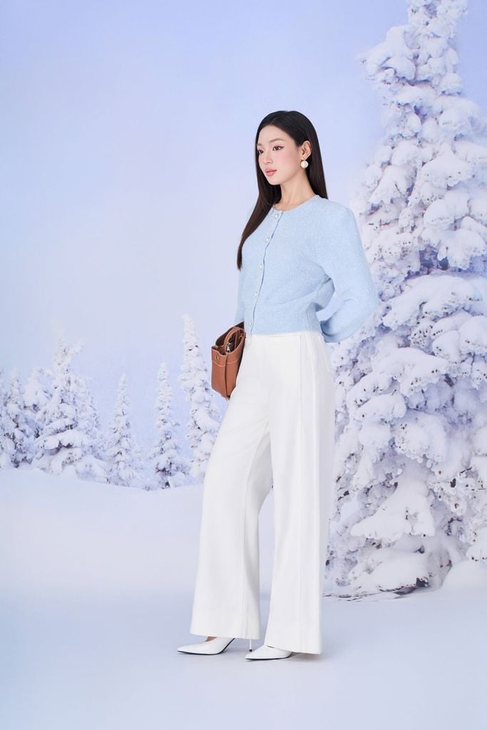 FQB202 - Quần jean dạo phố vải denim dáng suông ống rộng phối đường gân thời trang khoá thân trước - PANTIO