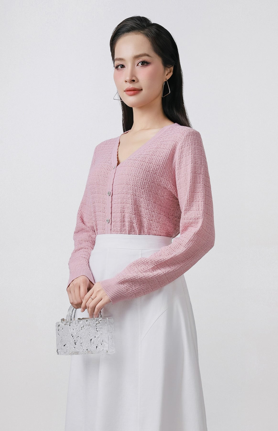 BJD13303 - Chân váy dài dạo phố vải Linen dáng suông cạp chun co giãn - PANTIO