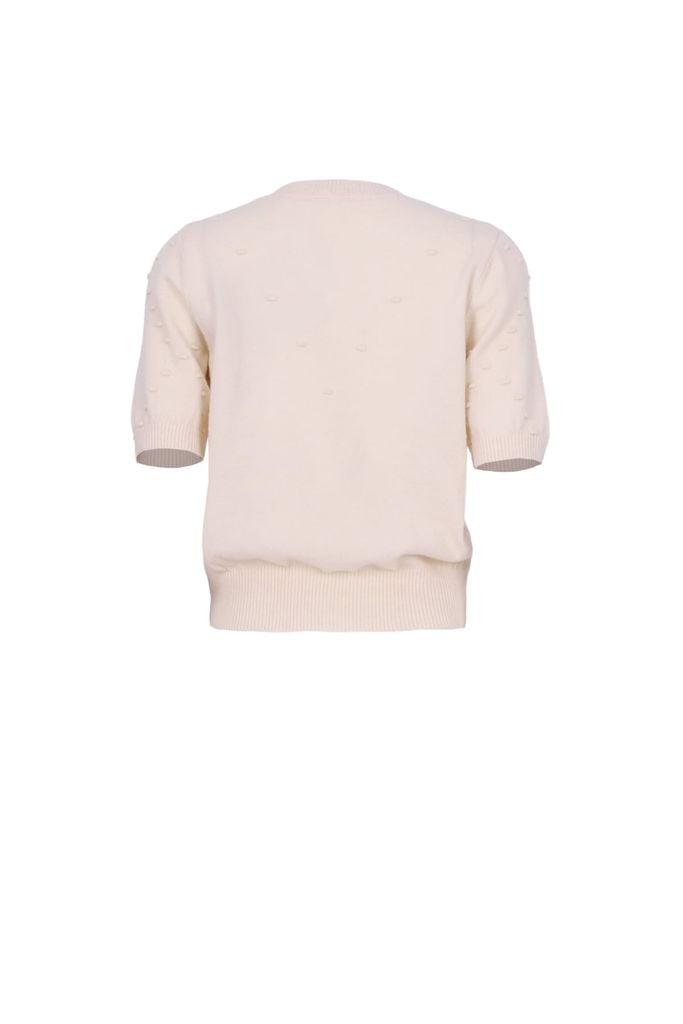 FOL596 - Áo len cao cấp cổ tròn tay lỡ thân áo hoạ tiết thời trang gấu áo bo chun ôm tạo kiểu - JAN.