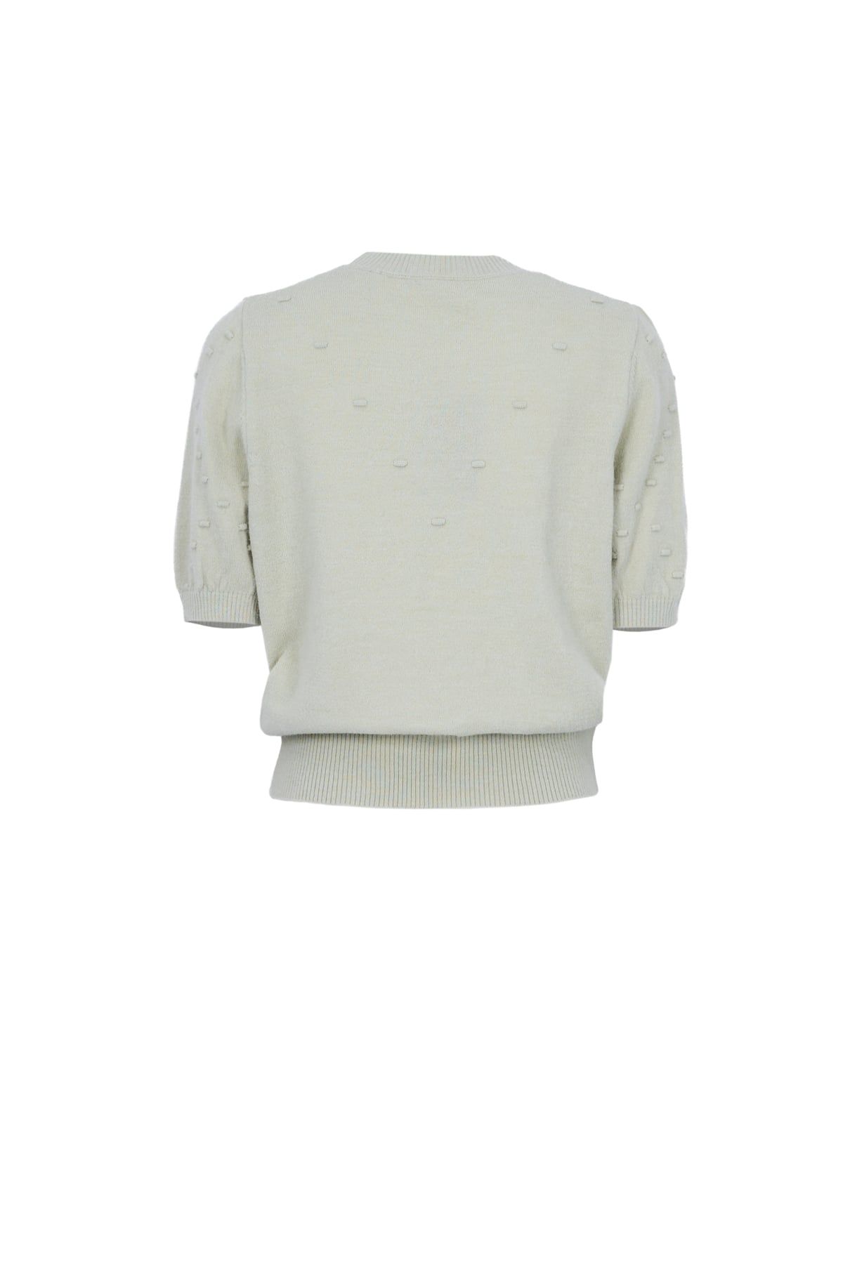 FOL596 - Áo len cao cấp cổ tròn tay lỡ thân áo hoạ tiết thời trang gấu áo bo chun ôm tạo kiểu - JAN.