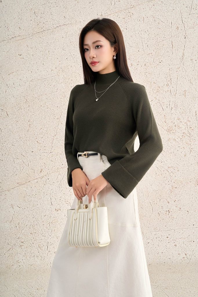 FOL646 - tylekeo889 cao cấp dáng suông cổ cao tay rộng tạo kiểu - tỷ lệ kèo 8899