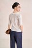 FQD51279 - Quần dài công sở vải denim dáng suông ống rộng cạp cao có túi tạo kiểu - PANTIO