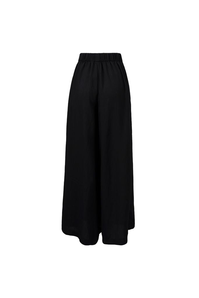 FQD31192 - Quần dài vải thô mỏng dáng suông ống rộng cạp chun co giãn - JAN.