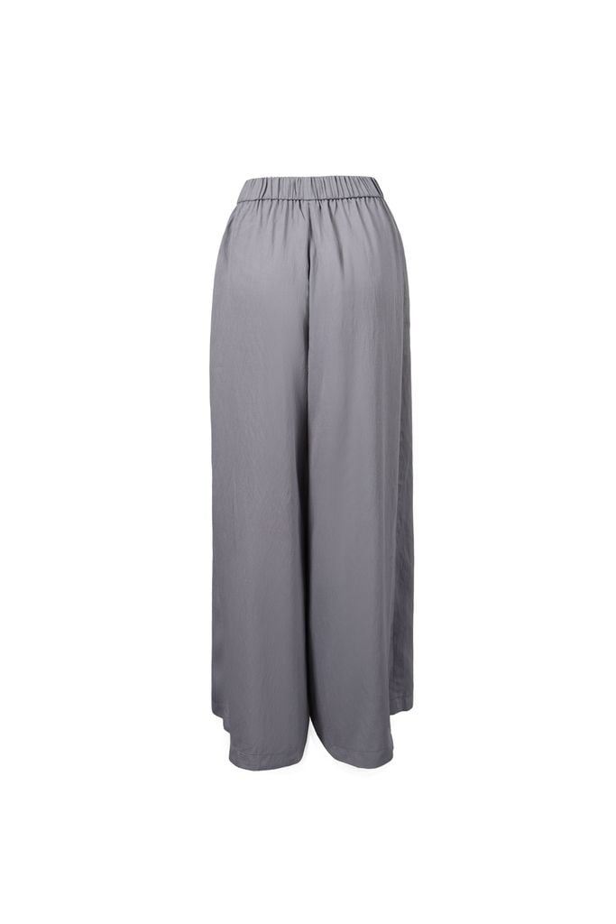 FQD31192 - Quần dài vải thô mỏng dáng suông ống rộng cạp chun co giãn - JAN.