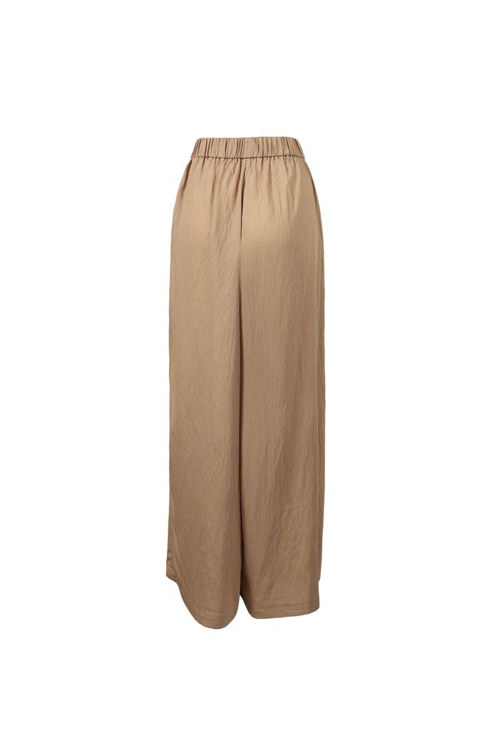 FQD31192 - Quần dài vải thô mỏng dáng suông ống rộng cạp chun co giãn - JAN.