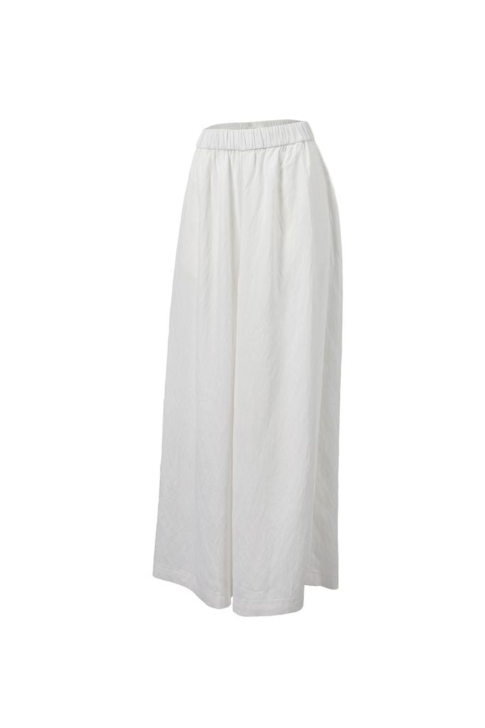 FQD31192 - Quần dài vải thô mỏng dáng suông ống rộng cạp chun co giãn - JAN.