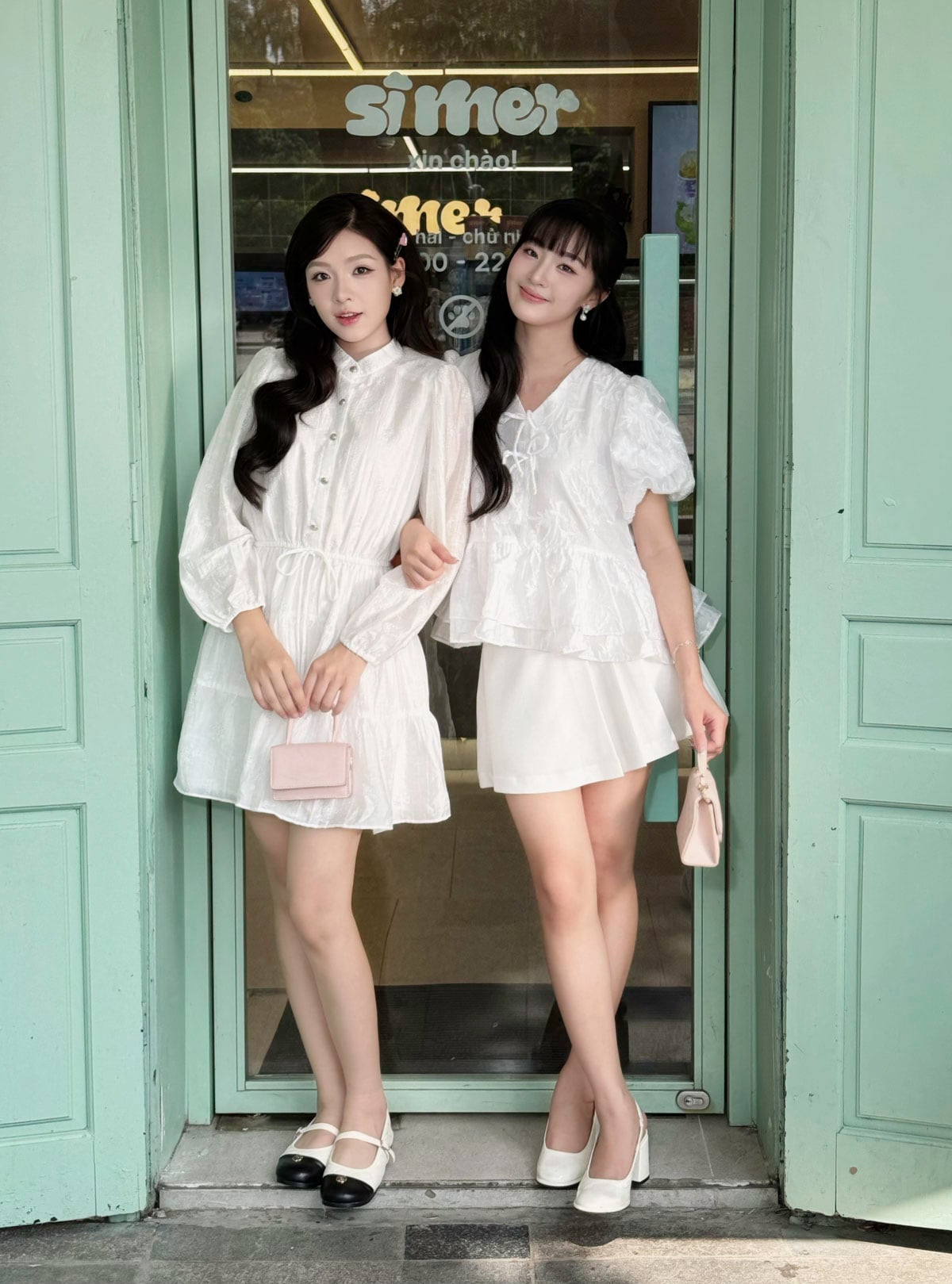 FJN3765 - tylekeo88ax ngắn vải thô dáng chữ A cạp phối khuy tạo kiểu thân váy xếp ly lệch hông tạo kiểu - JAN.