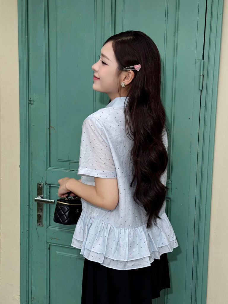 FJN3731 - Chân váy ngắn vải thun cotton dáng chữ A cạp chun co giãn thân váy xếp ly thời trang - JAN.