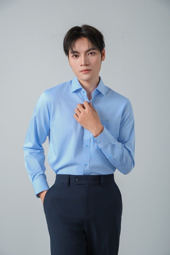 Sơ mi nam dài tay May 10 mã 010123024CV AM047