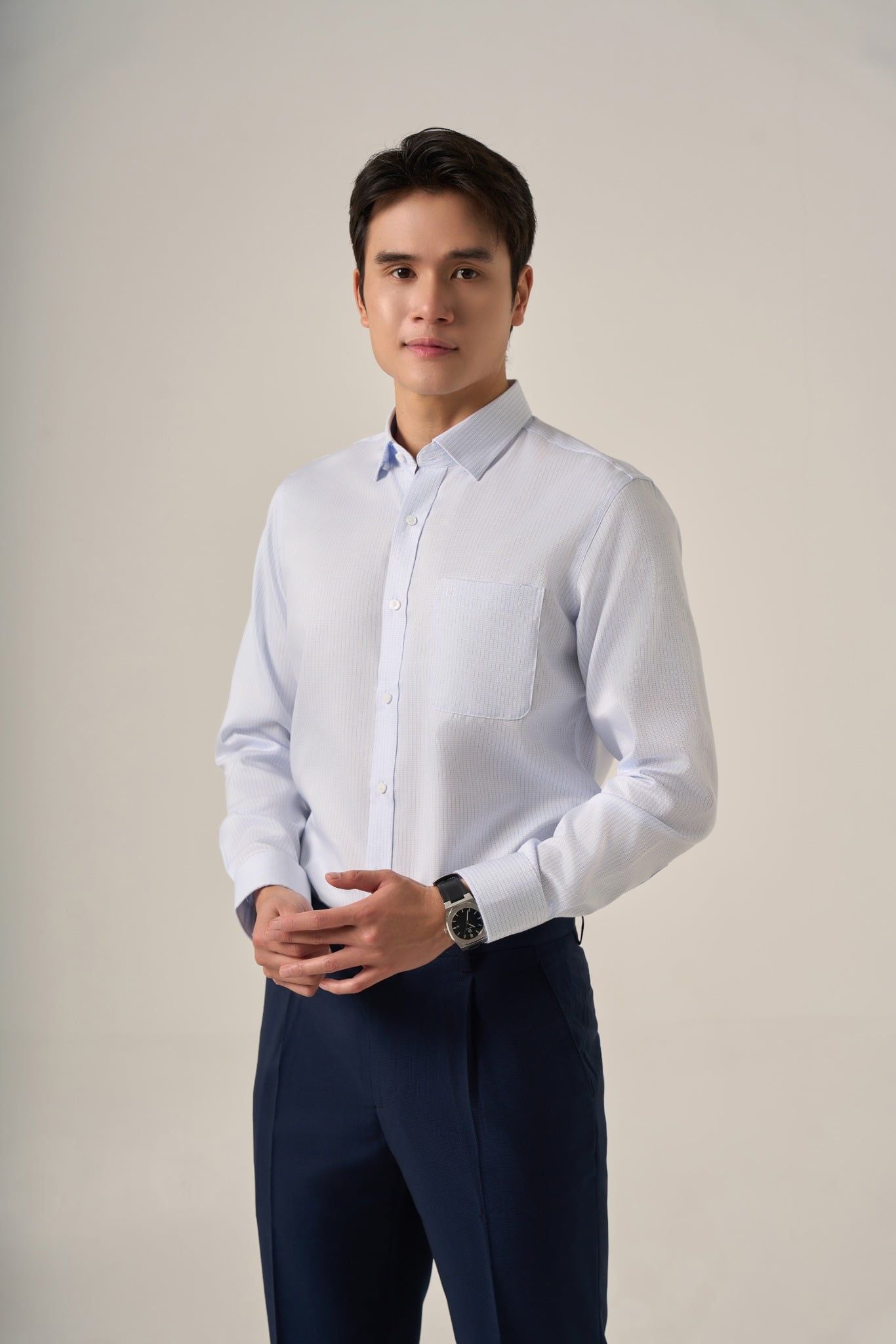 Sơ mi nam dài tay GrusZ form RegularFit mã 010124067GZĐT AD168