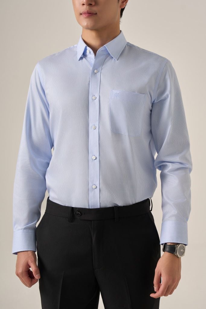 Sơ mi nam dài tay GrusZ form RegularFit mã 010124067GZĐT AD171