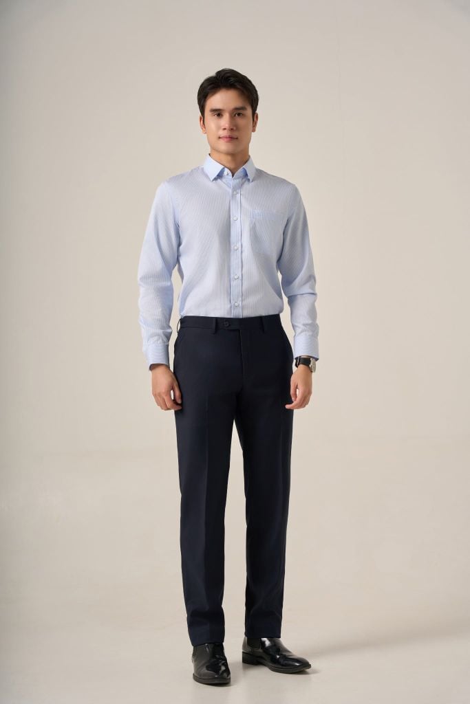 Sơ mi nam dài tay GrusZ form RegularFit mã 010124067GZĐT AD172