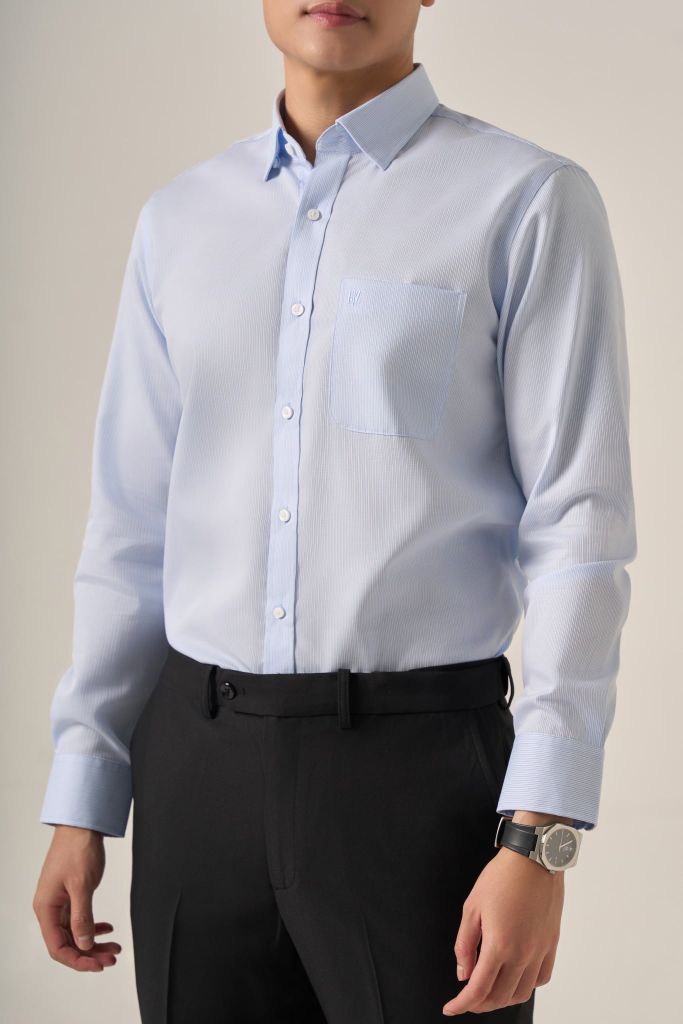 Sơ mi nam dài tay GrusZ form RegularFit mã 010124067GZĐT AD173