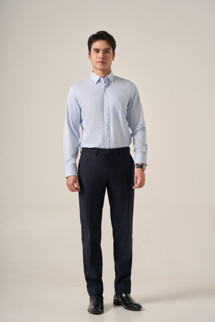 Sơ mi nam dài tay GrusZ form RegularFit mã 010124067GZĐT AD179