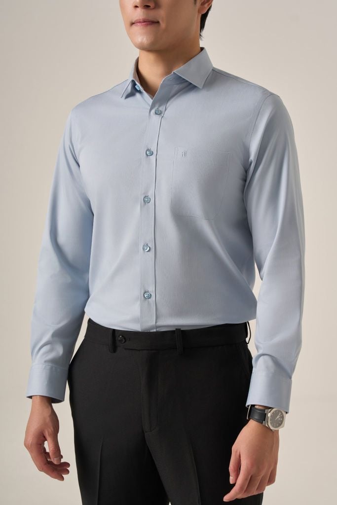 Sơ mi nam dài tay May 10 form SlimFit mã 010124129ĐTCV3 AM155