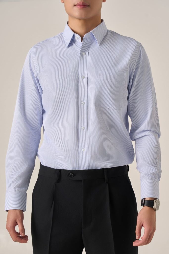 Sơ mi nam dài tay May 10 form RegularFit mã 010124215ĐT AD133