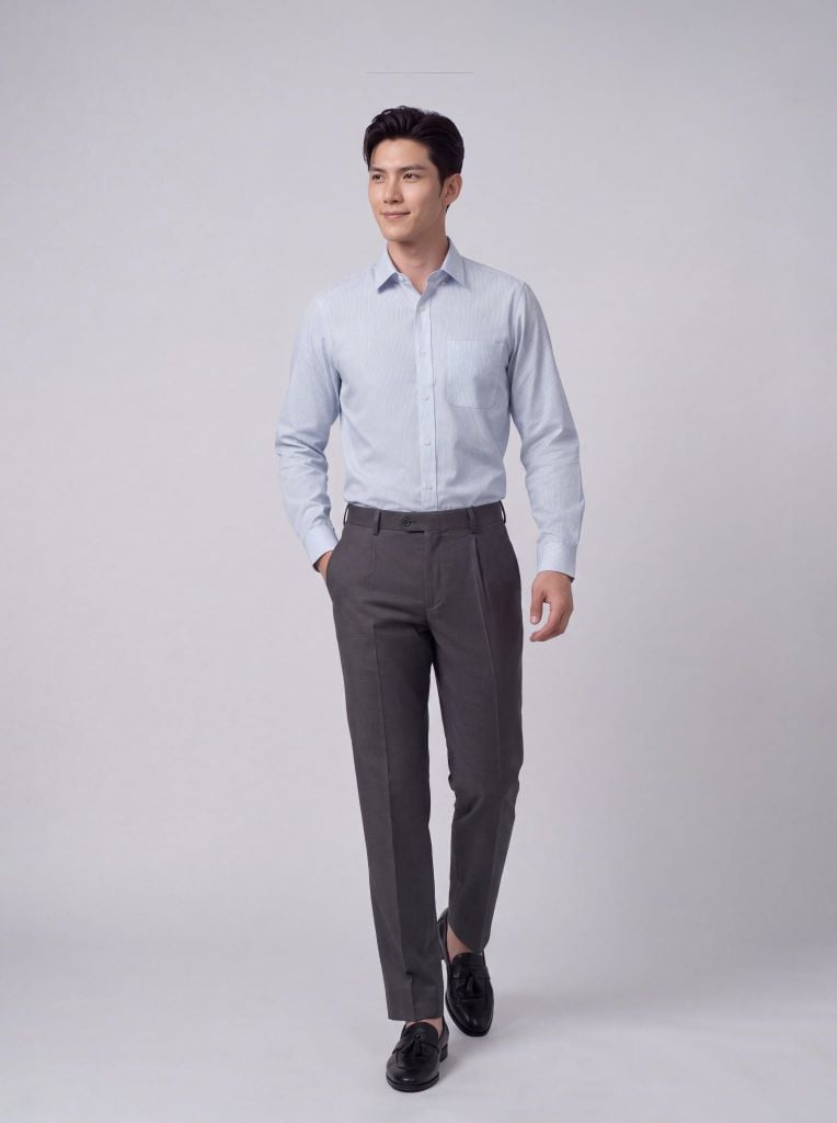 Sơ mi nam dài tay May 10 form RegularFit mã 010124215ĐT AD150