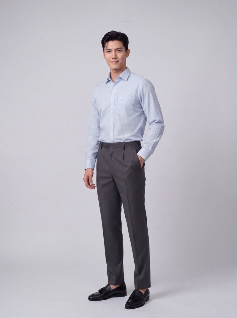 Sơ mi nam dài tay May 10 form RegularFit mã 010124215ĐT AD150
