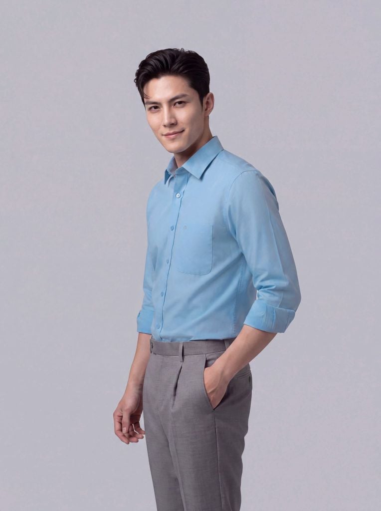 Sơ mi nam dài tay May 10 form RegularFit mã 010124235ĐT AM131