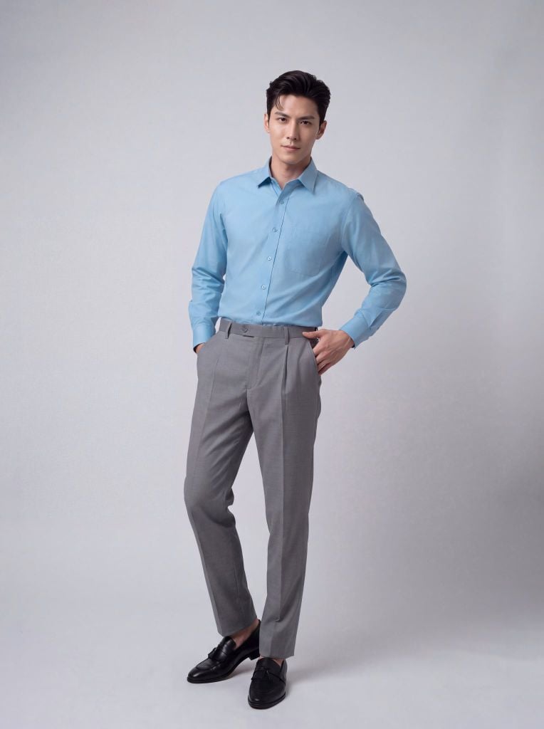 Sơ mi nam dài tay May 10 form RegularFit mã 010124235ĐT AM131