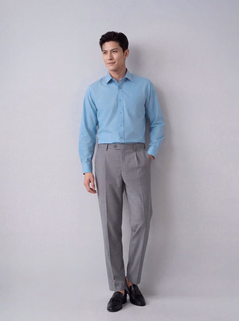 Sơ mi nam dài tay May 10 form RegularFit mã 010124235ĐT AM131
