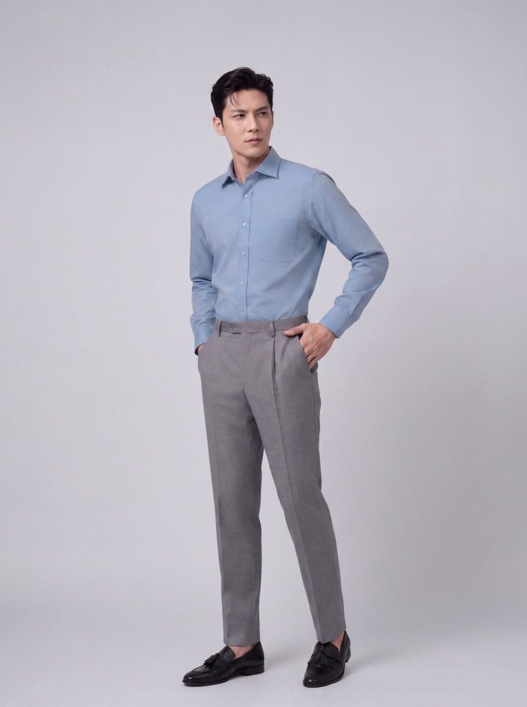 Sơ mi nam dài tay May 10 form RegularFit mã 010124235ĐT AM132