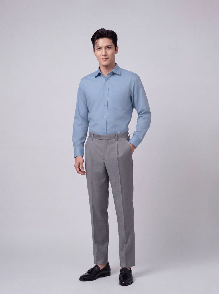 Sơ mi nam dài tay May 10 form RegularFit mã 010124235ĐT AM132