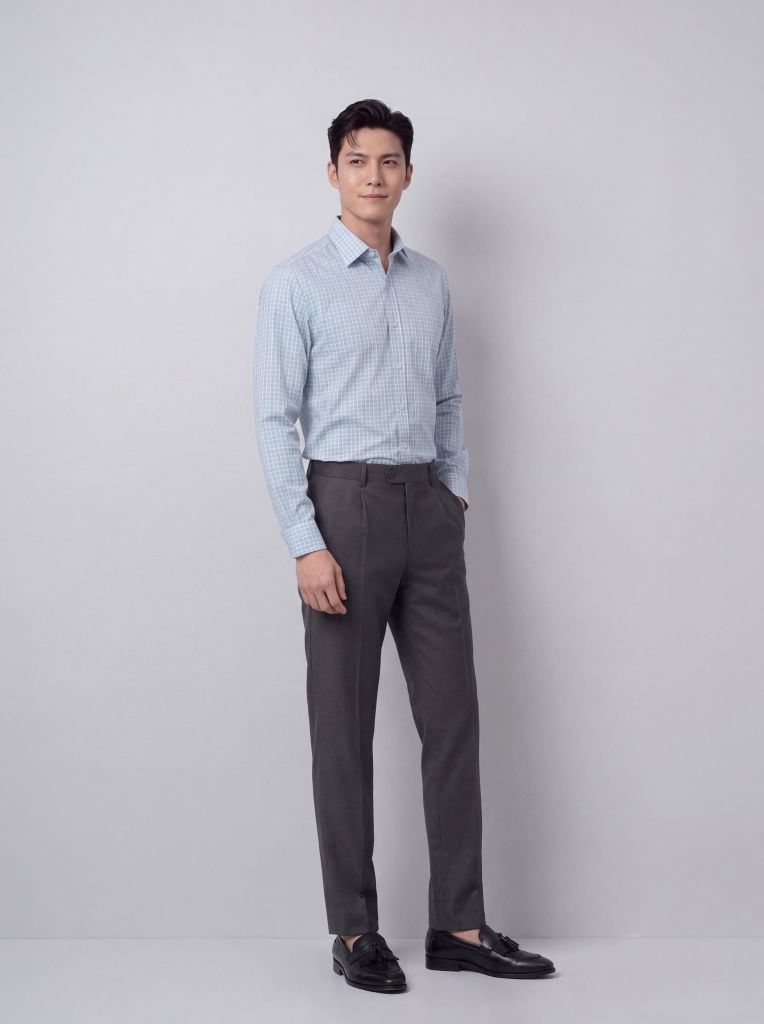 Sơ mi nam dài tay May 10 form RegularFit mã 010124239 AK465