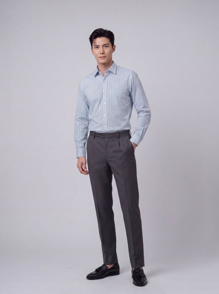 Sơ mi nam dài tay May 10 form RegularFit mã 010124239 AK465
