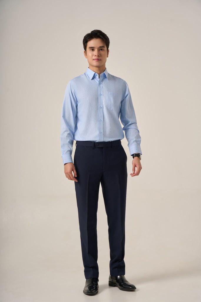 Sơ mi nam dài tay May 10 form RegularFit mã 010124239 AK526