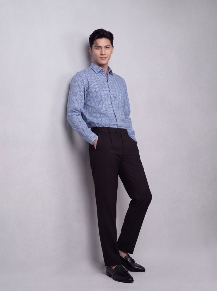 Sơ mi nam dài tay May 10 form RegularFit mã 010124239 AK603