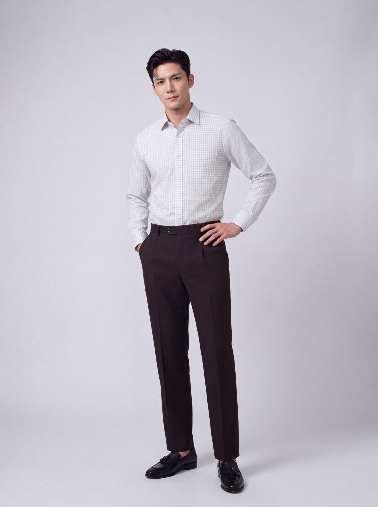 Sơ mi nam dài tay May 10 form RegularFit mã 010124239 AK614