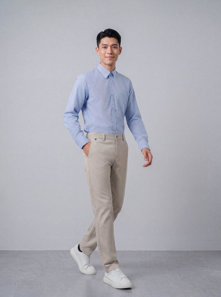 Sơ mi nam dài tay May 10 mã 010124240ĐT AK451
