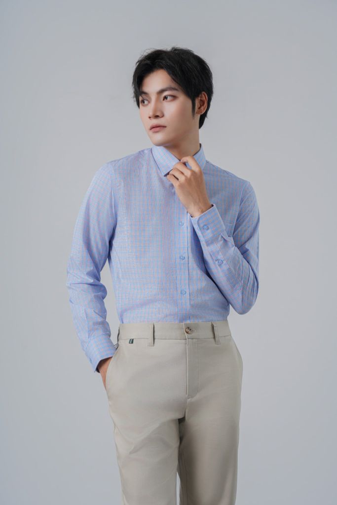 Sơ mi nam dài tay May 10 mã 010124240ĐT AK451