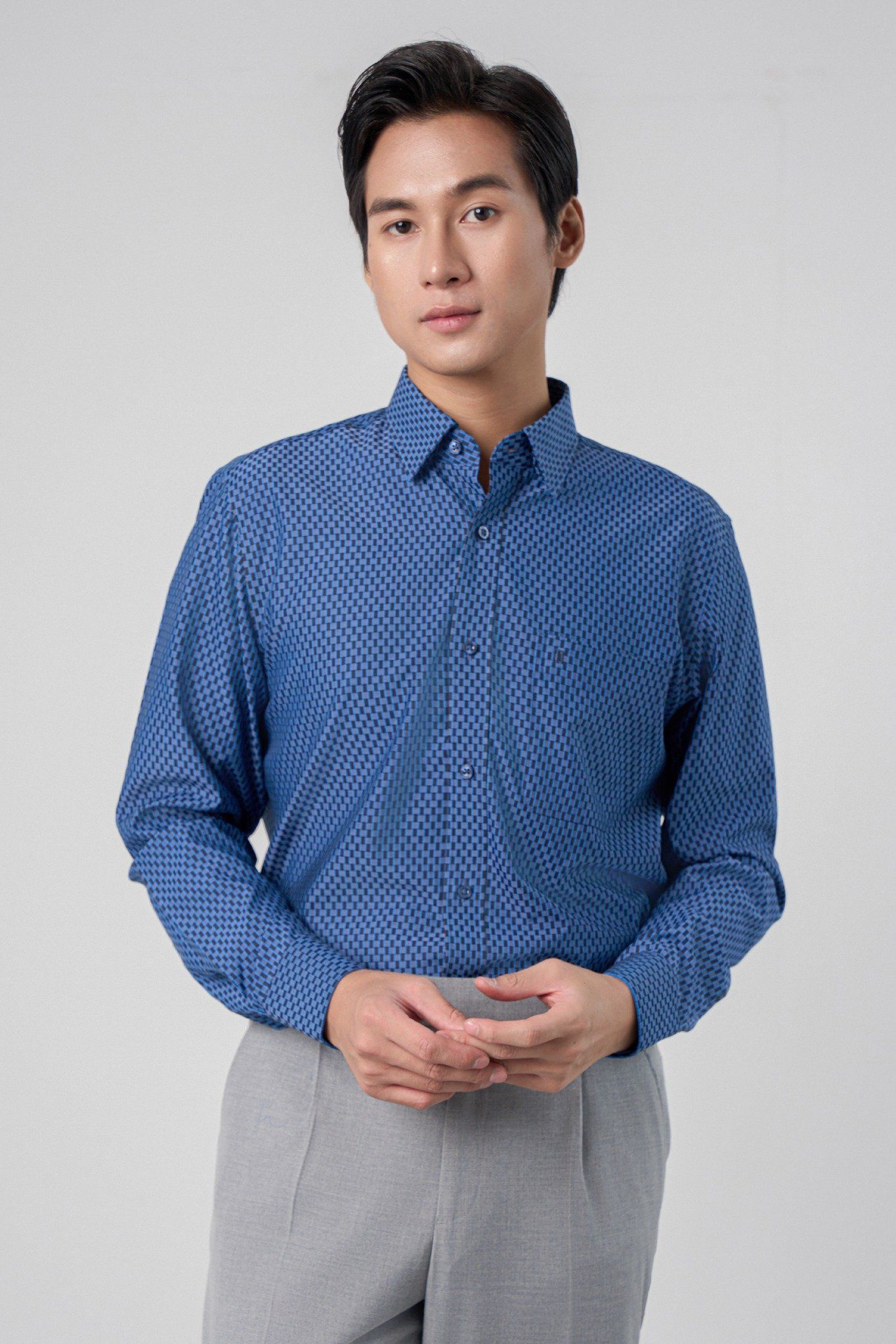 Sơ mi nam dài tay May 10 form RegularFit mã 010124240ĐT AK494