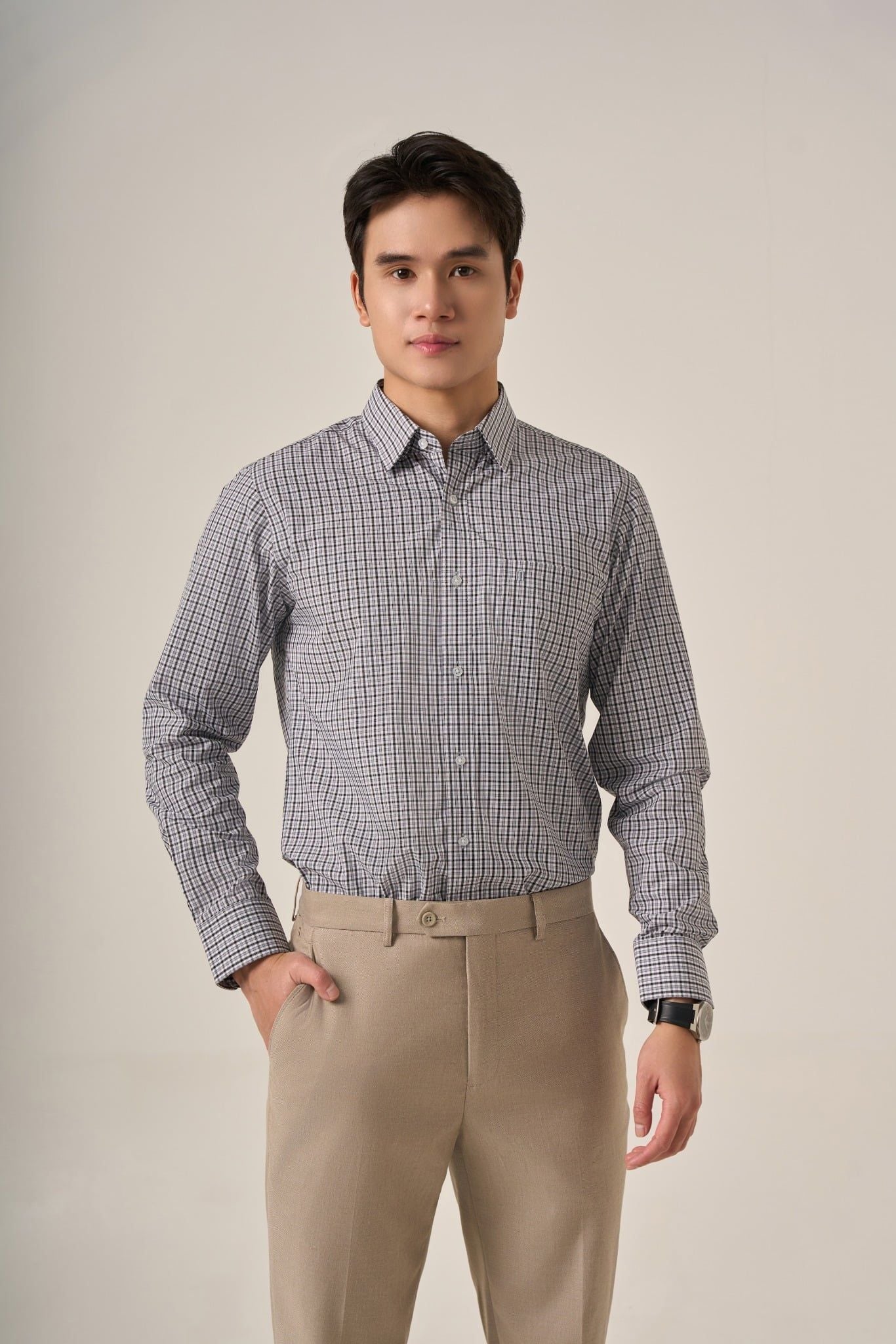 Sơ mi nam dài tay May 10 form RegularFit mã 010124240ĐT AK532