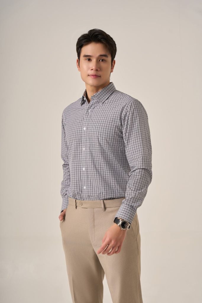 Sơ mi nam dài tay May 10 form RegularFit mã 010124240ĐT AK532