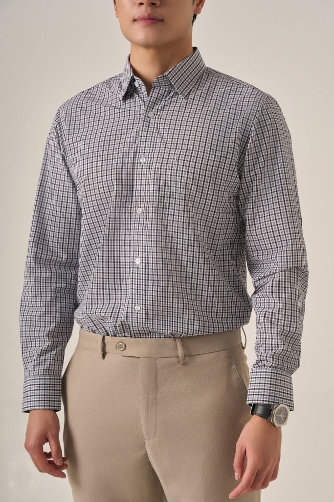 Sơ mi nam dài tay May 10 form RegularFit mã 010124240ĐT AK532