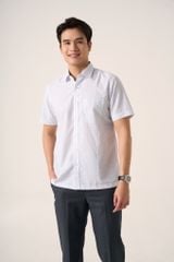 Sơ mi nam cộc tay May 10 form RegularFit mã 010124241GB AH400