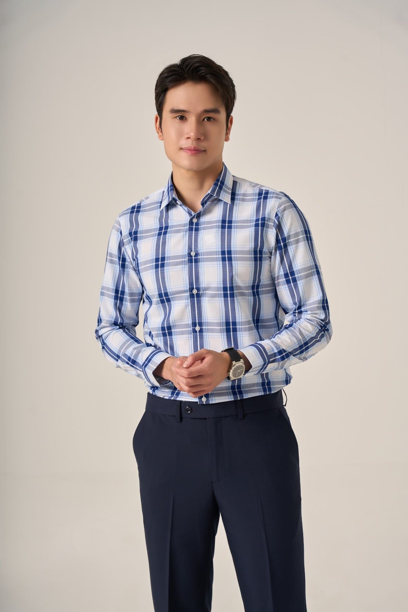 Sơ mi nam dài tay May 10 form SlimFit mã 010124248ĐT AK578