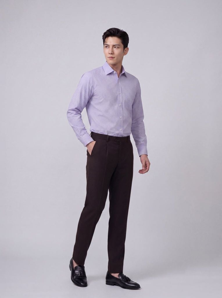Sơ mi nam dài tay May 10 form RegularFit mã 010124249ĐT AK572