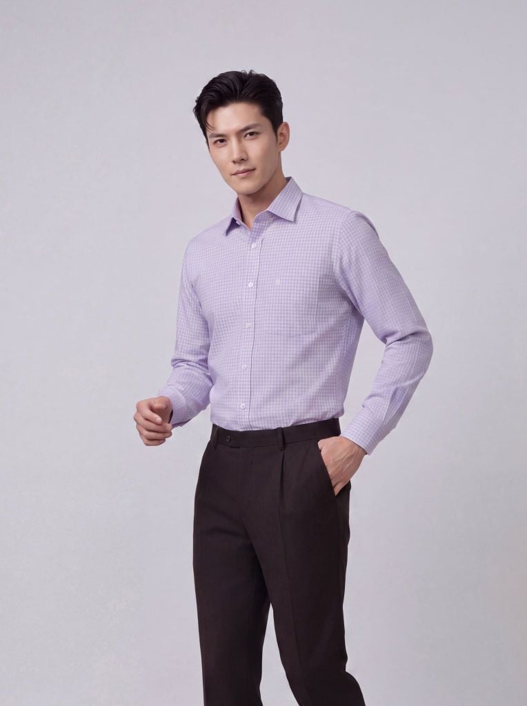 Sơ mi nam dài tay May 10 form RegularFit mã 010124249ĐT AK572
